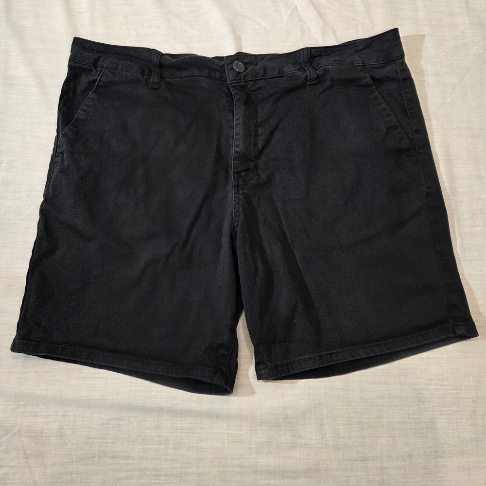 RSQ Men's Dark Charcoal Flat Front Shorts